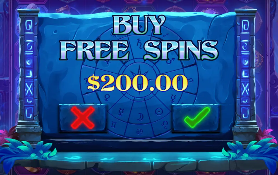 Fire Portals bonus buy: free spins for $200 on a $2 bet